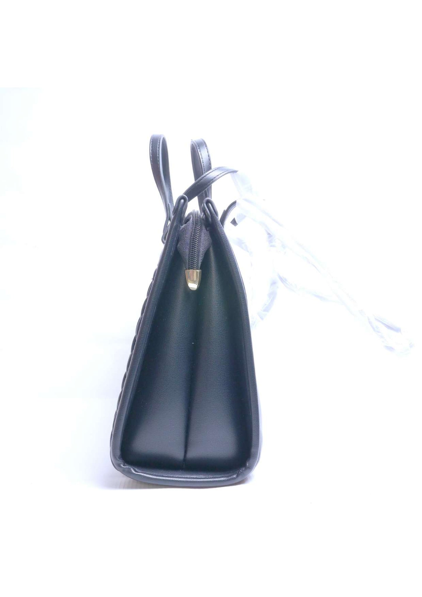 Navy Blue Leather Shoulder Bag with Wide Strap – El Rosey Elegant Collection