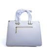 Plain White Elegant Women’s Bag with Zipper Closure – Minimal Chic by El Rosey